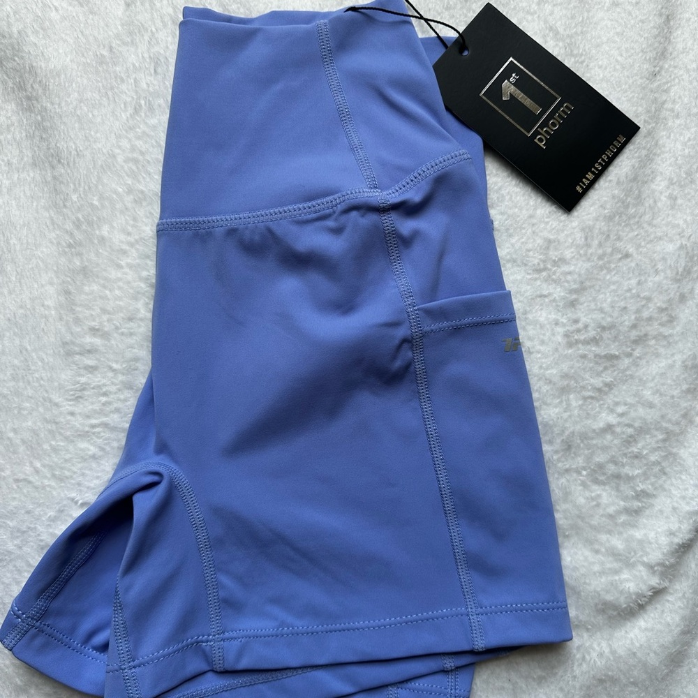 1st Phorm Women's Lavender Bike Shorts (4”)